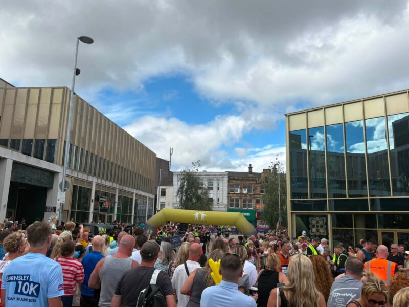 The finish line.