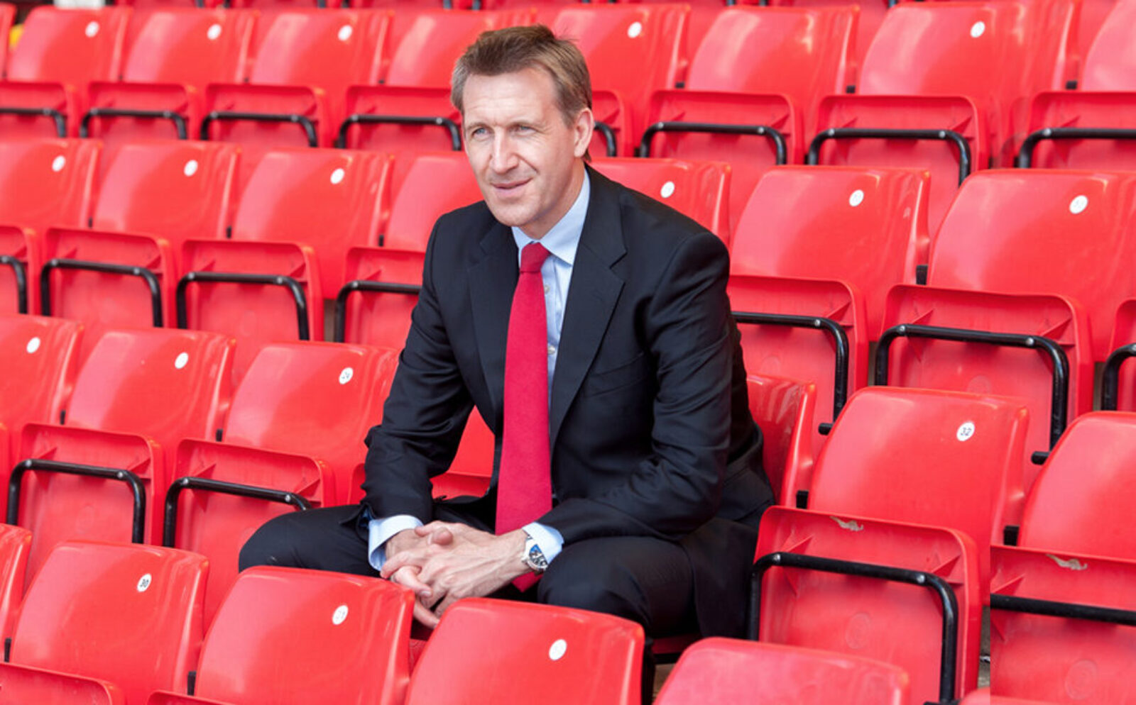 Dan in the stands at Barnsley FC.
